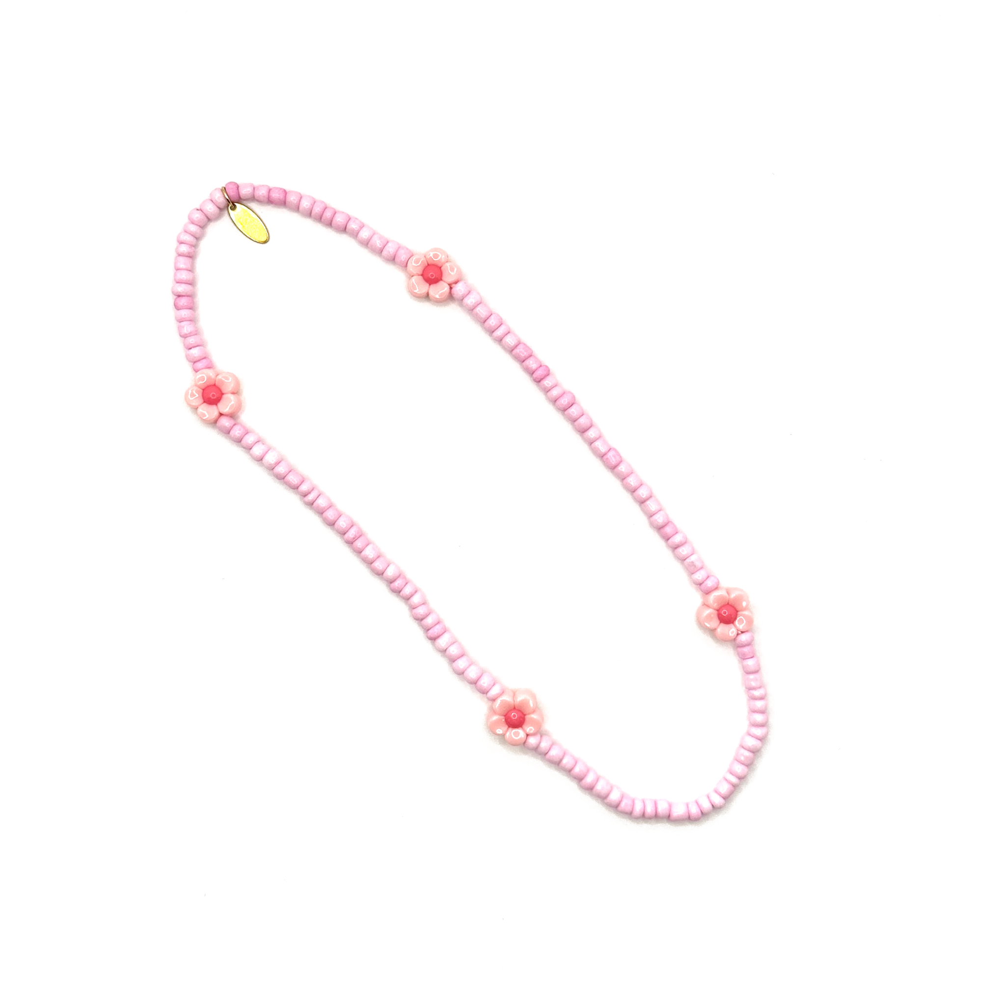COLLIER FLEUR ROSE CO-FL004