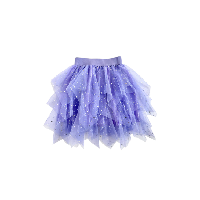 Jupe Asymétrique à Volants Floraux AVA & VIV - Jaune/Violet - Taille 4XL - Neuf Avec étiquettes
