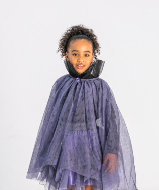 CAPE MALEFIQUE AVEC JUPE MALEFIQUE RATATAM DEGUISEMENT HALLOWEEN ENFANT