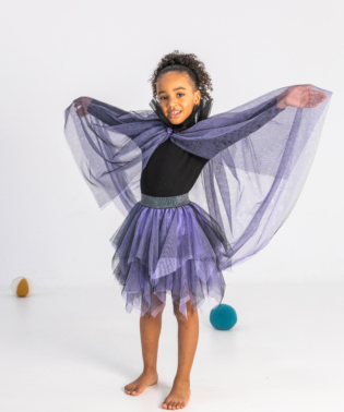 CAPE MALEFIQUE AVEC JUPE MALEFIQUE RATATAM DEGUISEMENT HALLOWEEN ENFANT