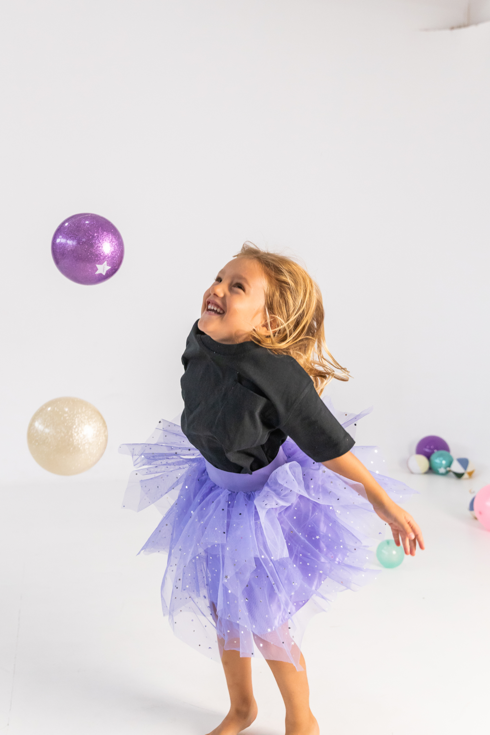 MS-S071 WEDNESDAY JUPE MERCREDI VIOLETTE POUR ENFANT DEGUISEMENT HALLOWEEN