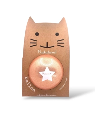 Ballon pailleté 15 cm-Cuivre