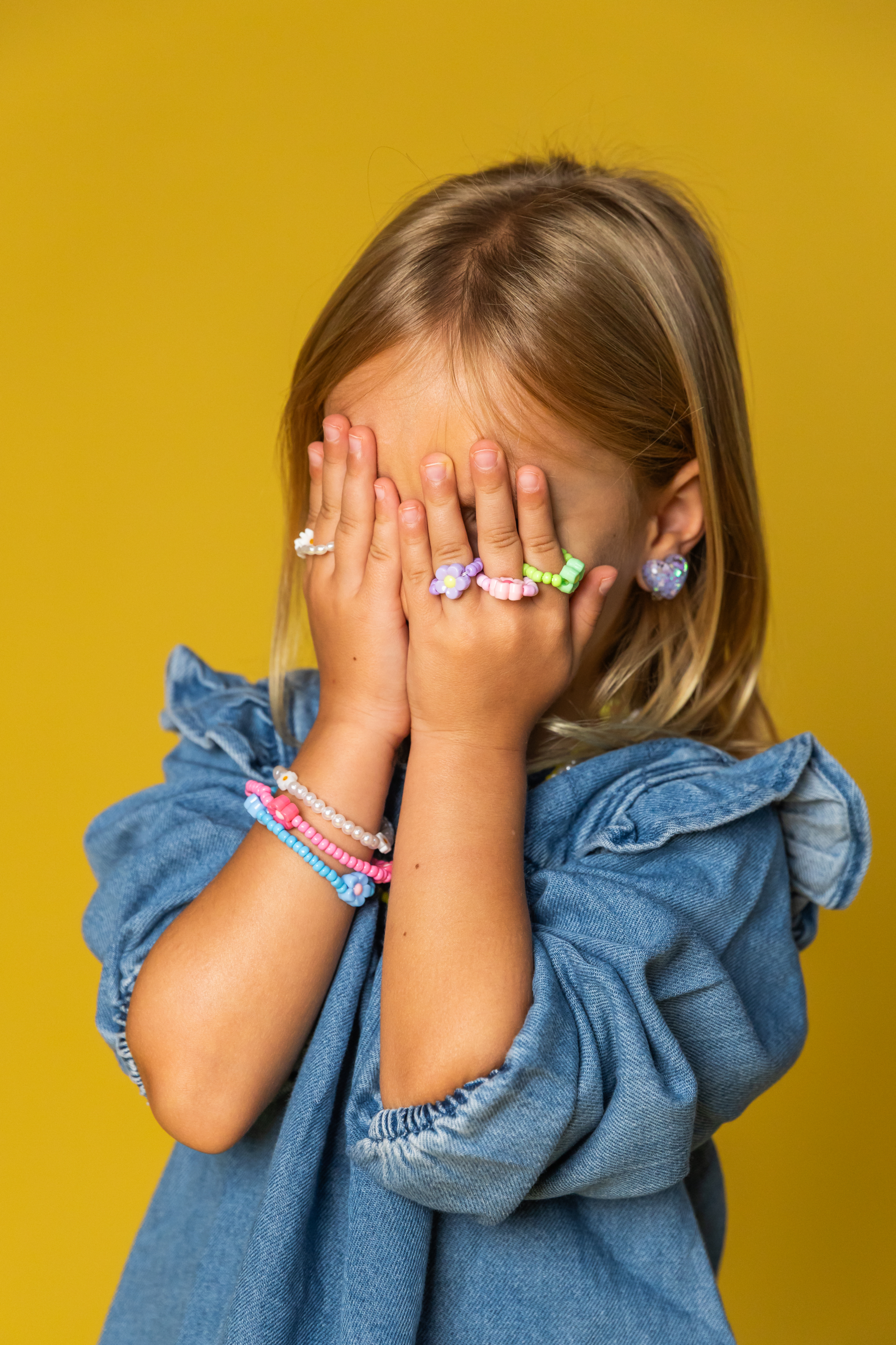 BAGUE ET BRACELET ELASTIQUE FLEURS RATATAM BIJOUX ENFANTS MAMAN ADO