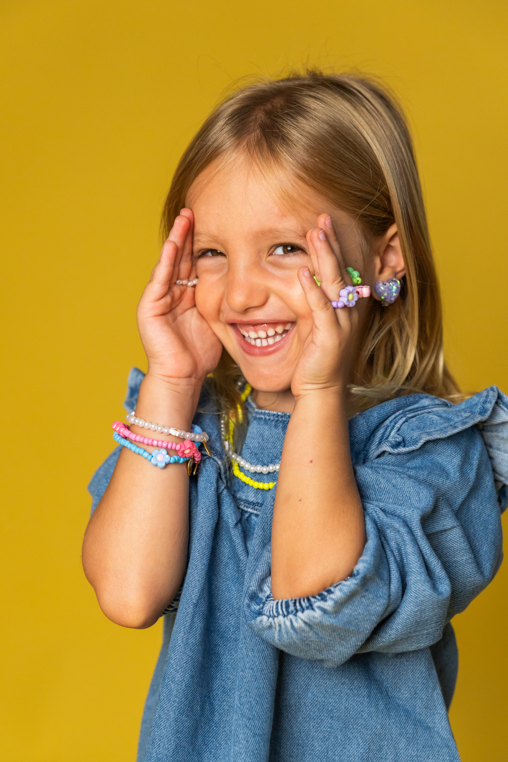 BAGUE ET BRACELET ELASTIQUE FLEURS RATATAM BIJOUX ENFANTS MAMAN ADO