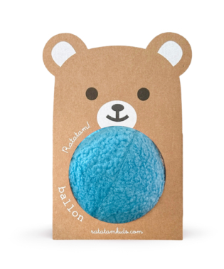 BALLON PELUCHE BLEU OURSON RATATAM JOUETS ENFANTS
