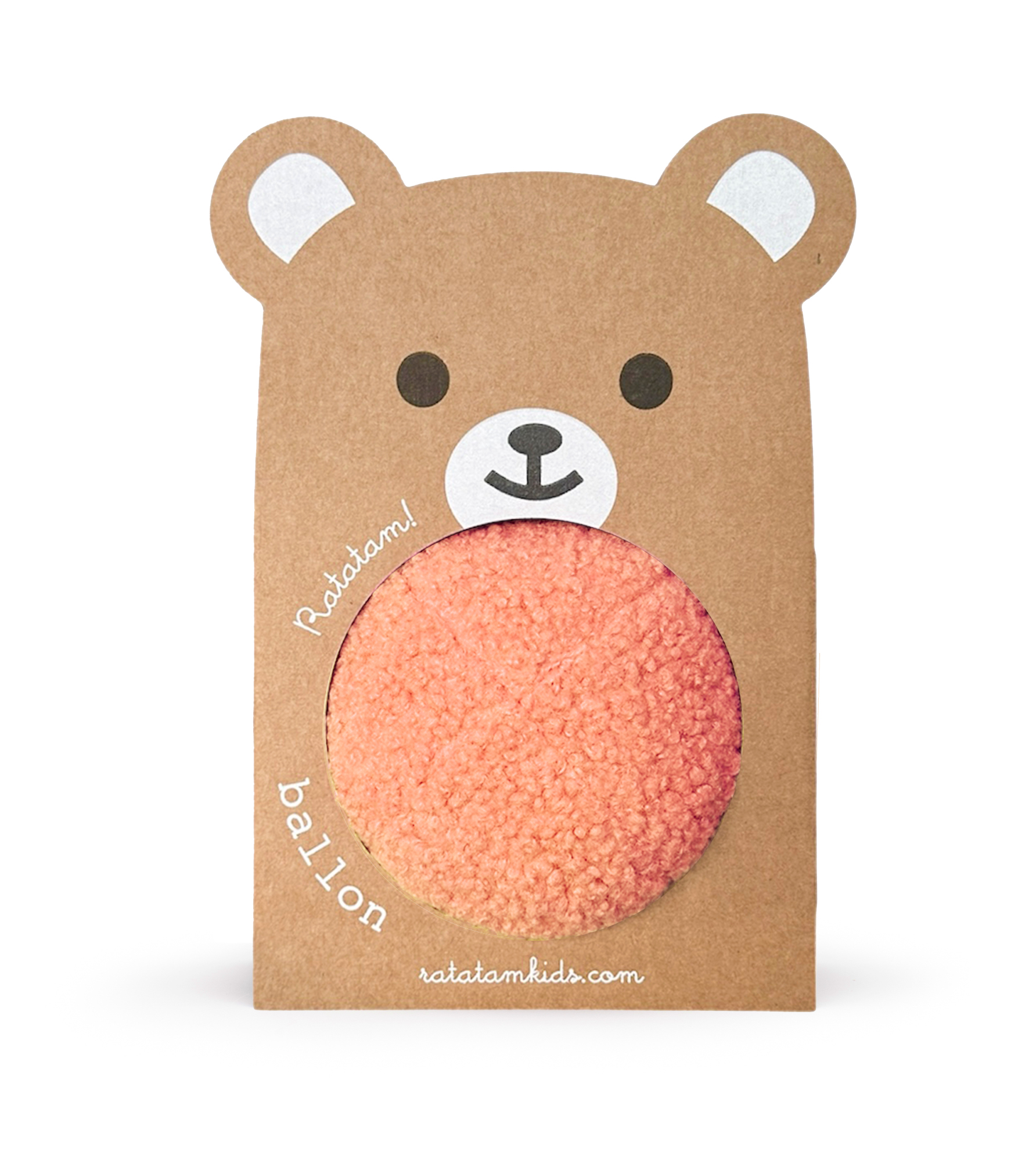 BALLON PELUCHE CORAIL BALLON PELUCHE rose poche corail OURSON RATATAM JOUETS ENFANTS