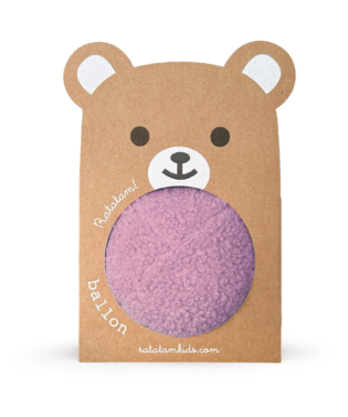 BALLON PELUCHE VIOLET OURSON RATATAM JOUETS ENFANTS
