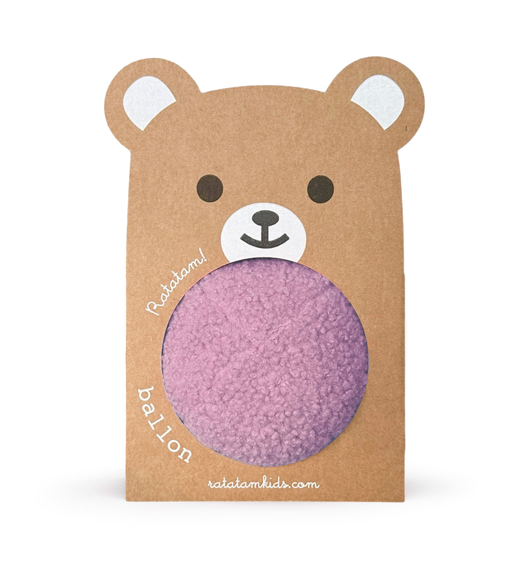 BALLON PELUCHE VIOLET OURSON RATATAM JOUETS ENFANTS