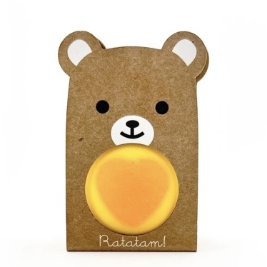 BALLE REBONDISSANTE OURSON JAUNE - YELLOW BEAR BOUNCY BALL - JOUET POUR ENFANT RATATAM