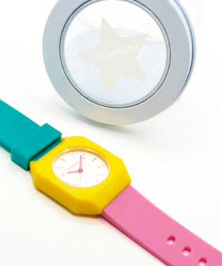 MONTRE ENFANT ROSE ET VERT RATATAM BIJOUX ENFANTS JOUETS DEGUISEMENTS