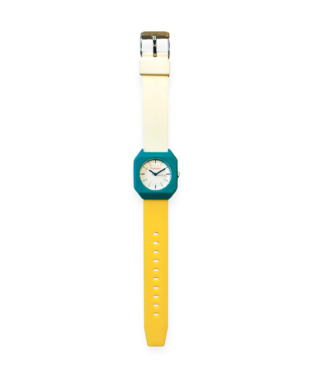 MONTRE ENFANT BLANC ET JAUNE RATATAM BIJOUX ENFANTS JOUETS DEGUISEMENTS