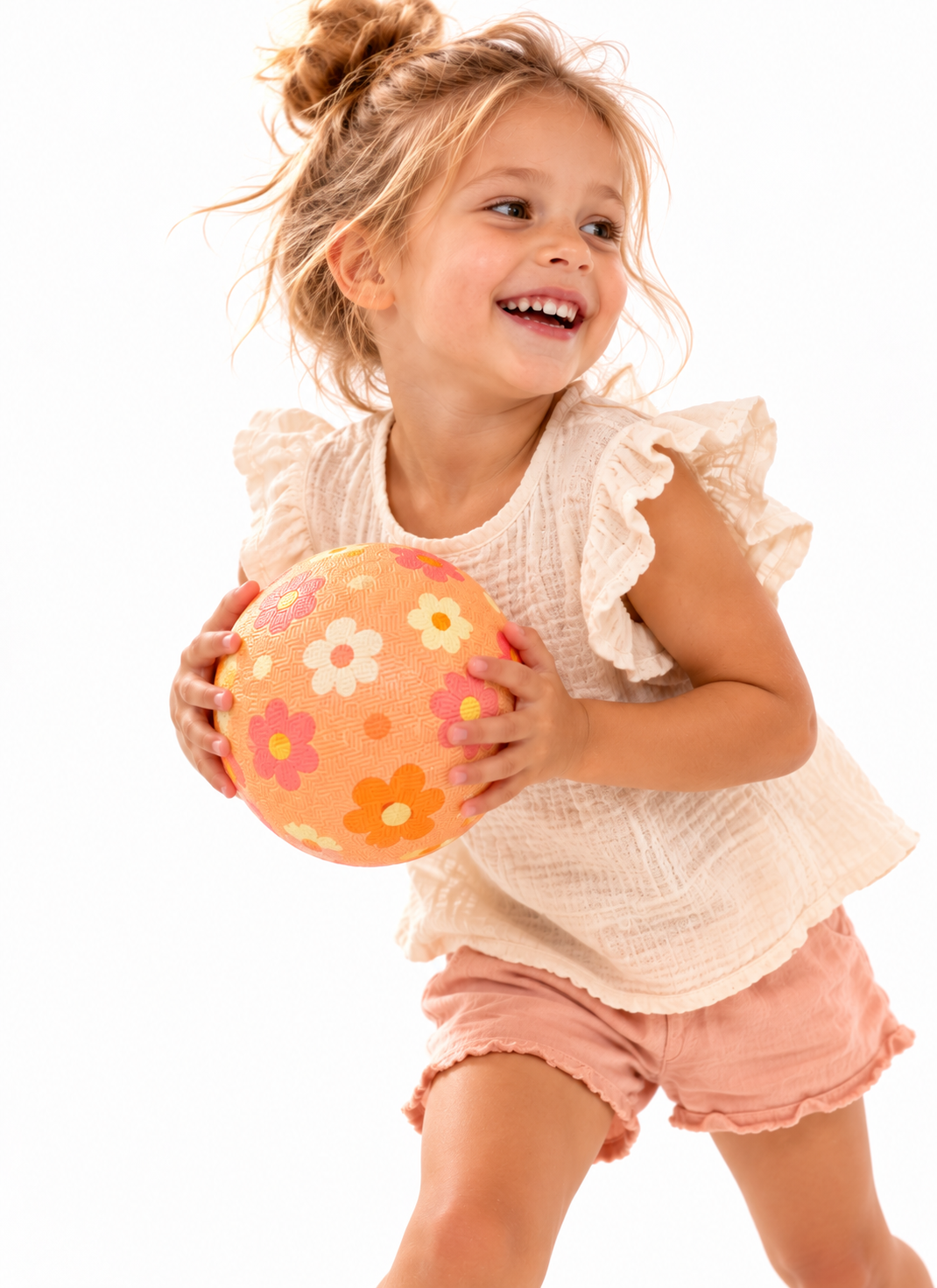 BALLON 18 CM FLEURS CAPUCINE POUR ENFANTS RATATAM