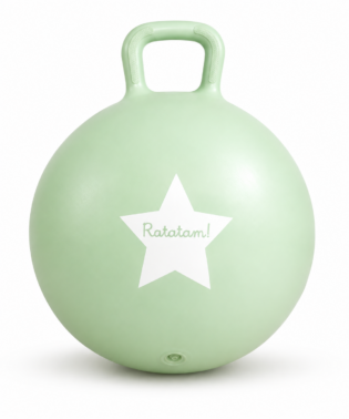 BALLON SAUTEUR UNI MENTHE ENFANTS