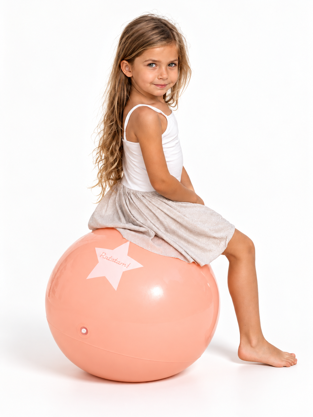 BALLON SAUTEUR UNI PECHE POUR ENFANTS