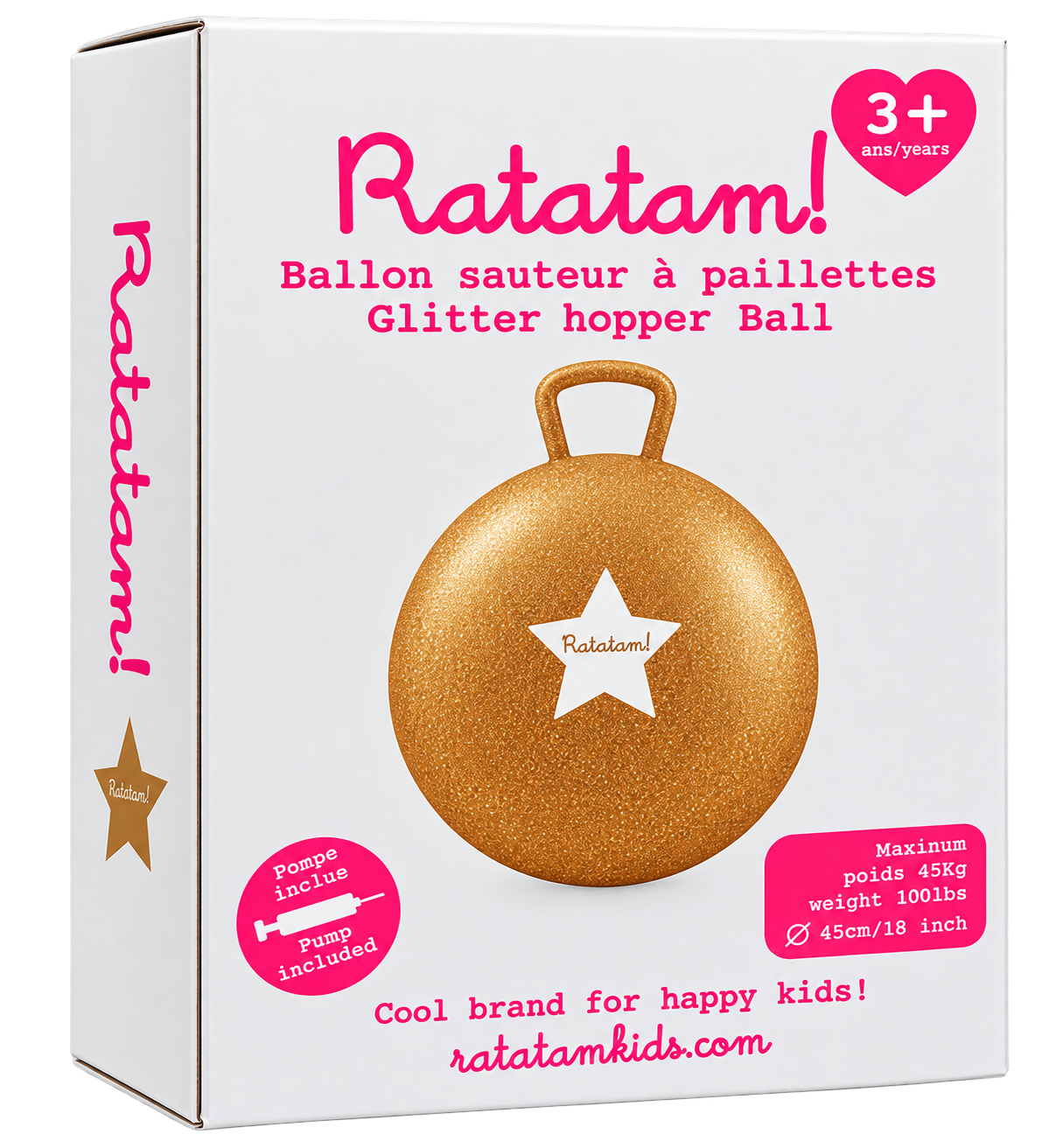 EMBALLAGE BALLON SAUTEUR A PAILLETTES BSG