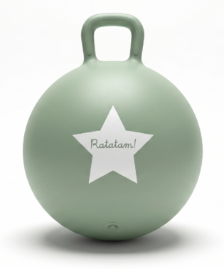 Ballon sauteur uni - Menthe