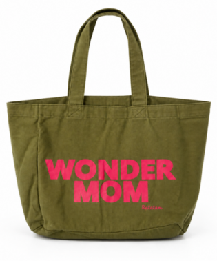 GRANC CABAS EN COTON WONDER MOM SAC TOTE BAG FEMME MAMAN RATATAM
