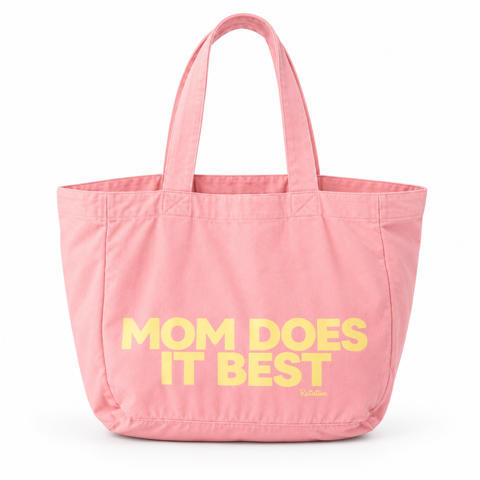 FT-A040 GRAND CABAS BEST ROSE GRAND CABAS COTON MOM DOES IT BEST ROSE POUR FEMME SAC TOTE BAG