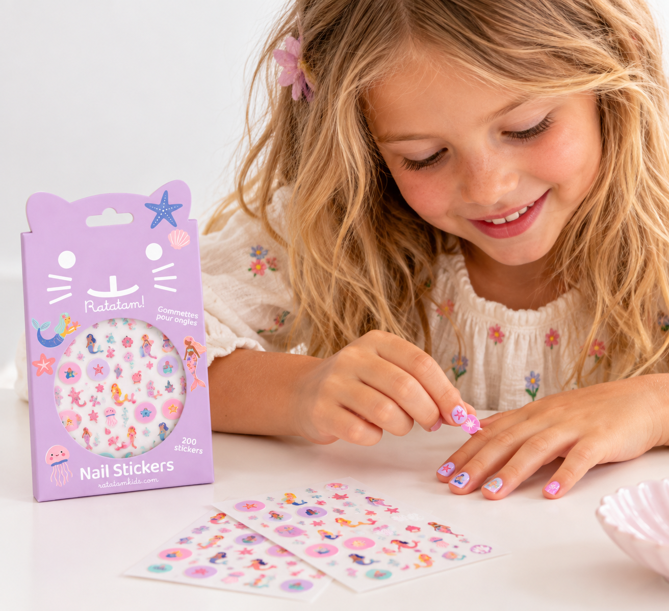 STICKERS D ONGLE SIRENE LIFESTYLE 2 STICKERS ONGLES SIRENE LIFESTYLE
