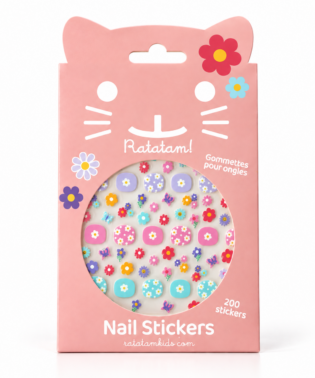 STICKERS ONGLES FLEURS