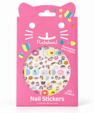 STICKERS ONGLES LICORNE