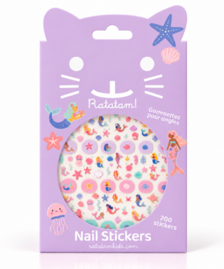 STICKERS ONGLES SIRENE