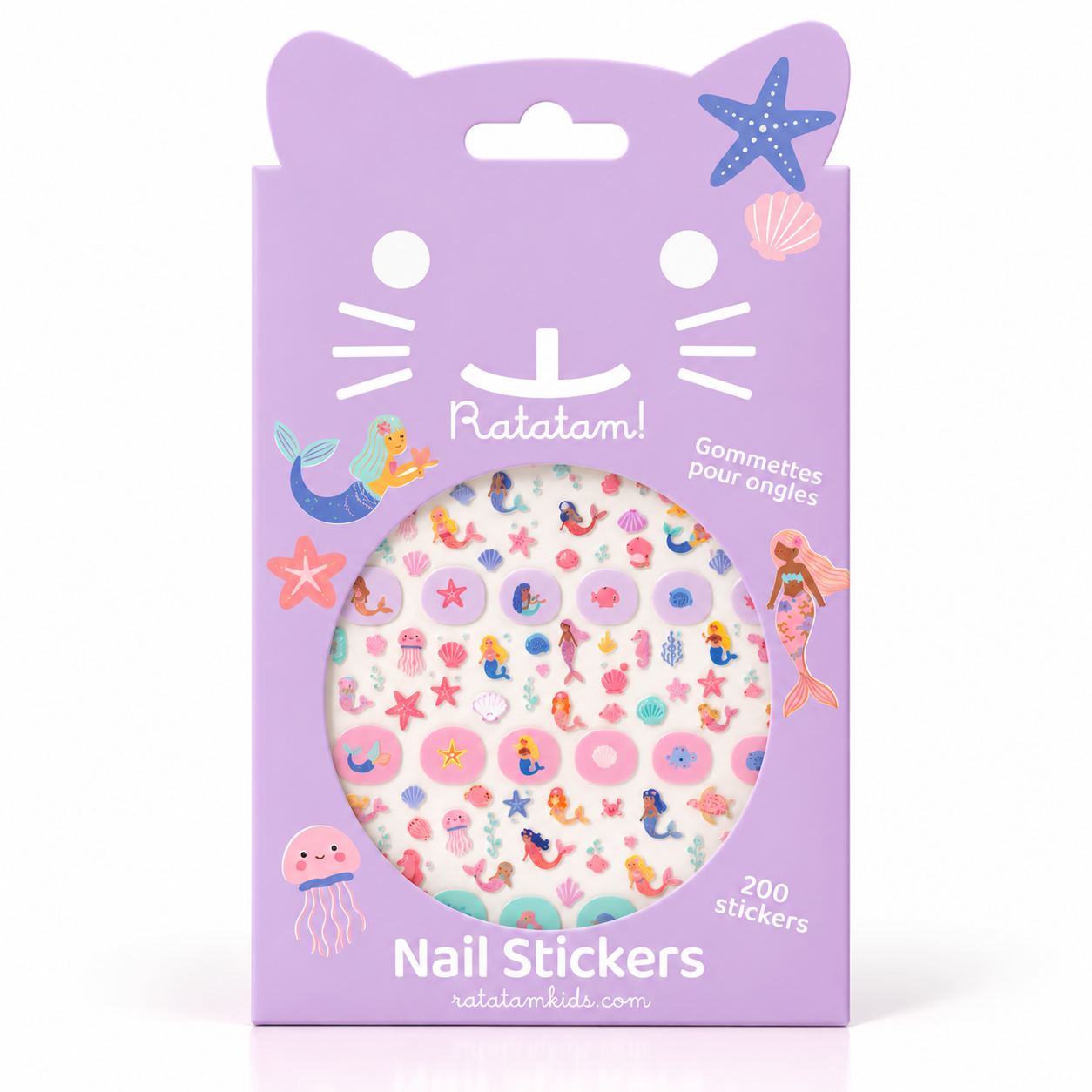 STICKERS ONGLE SIRENE STICKERS ONGLES SIRENE