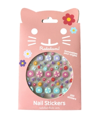 STICKERS ONGLES FLEURS RATATAM ENFANTS