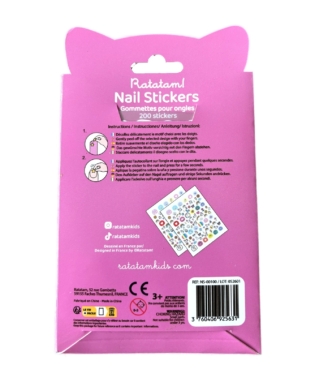 STICKERS POUR ONGLES MOTIFS LICORNE POUR ENFANTS RATATAM